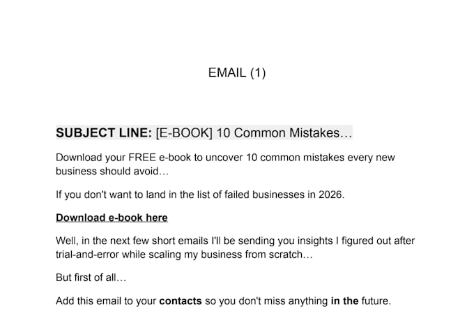write email copy through time tested copywriting strategies